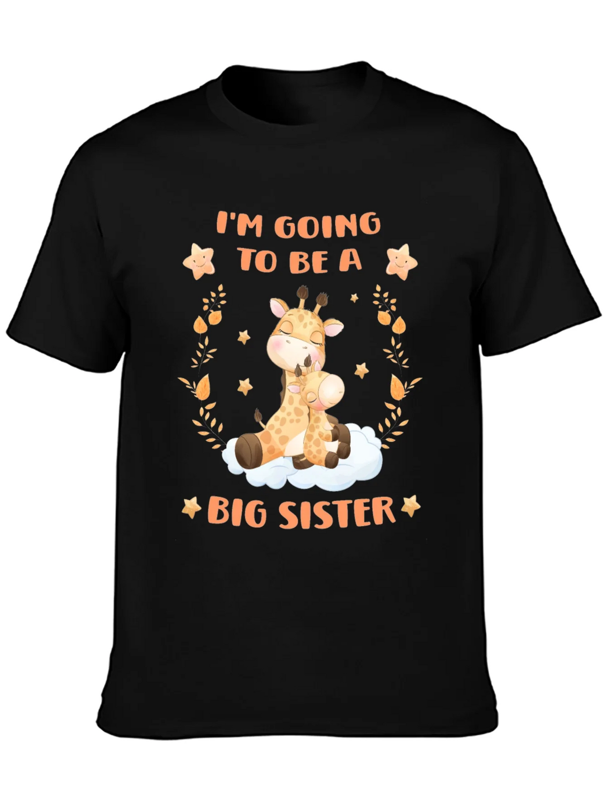 Big Sister Giraffe Graphic Tee - Baby Announcement product image 6