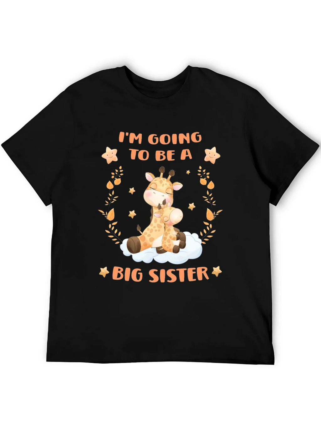 Big Sister Giraffe Graphic Tee - Baby Announcement product image 8