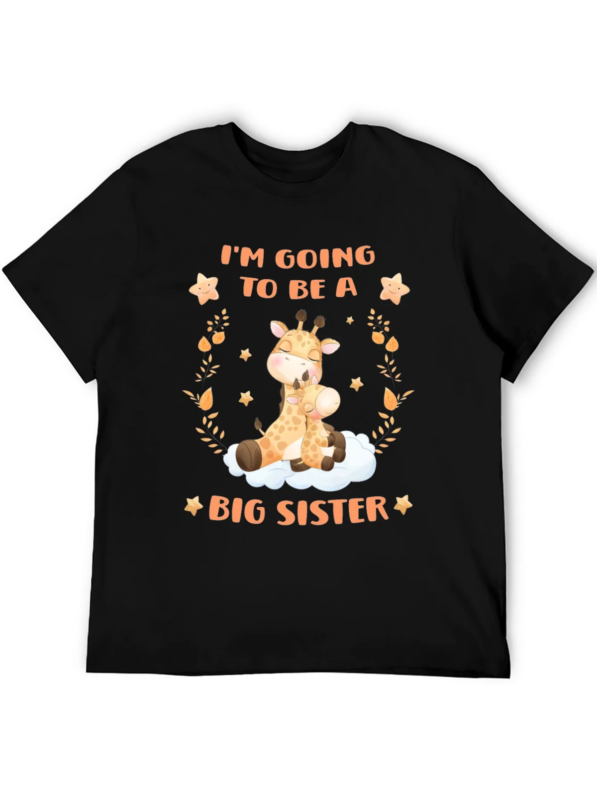Big Sister Giraffe Graphic Tee - Baby Announcement product image 8