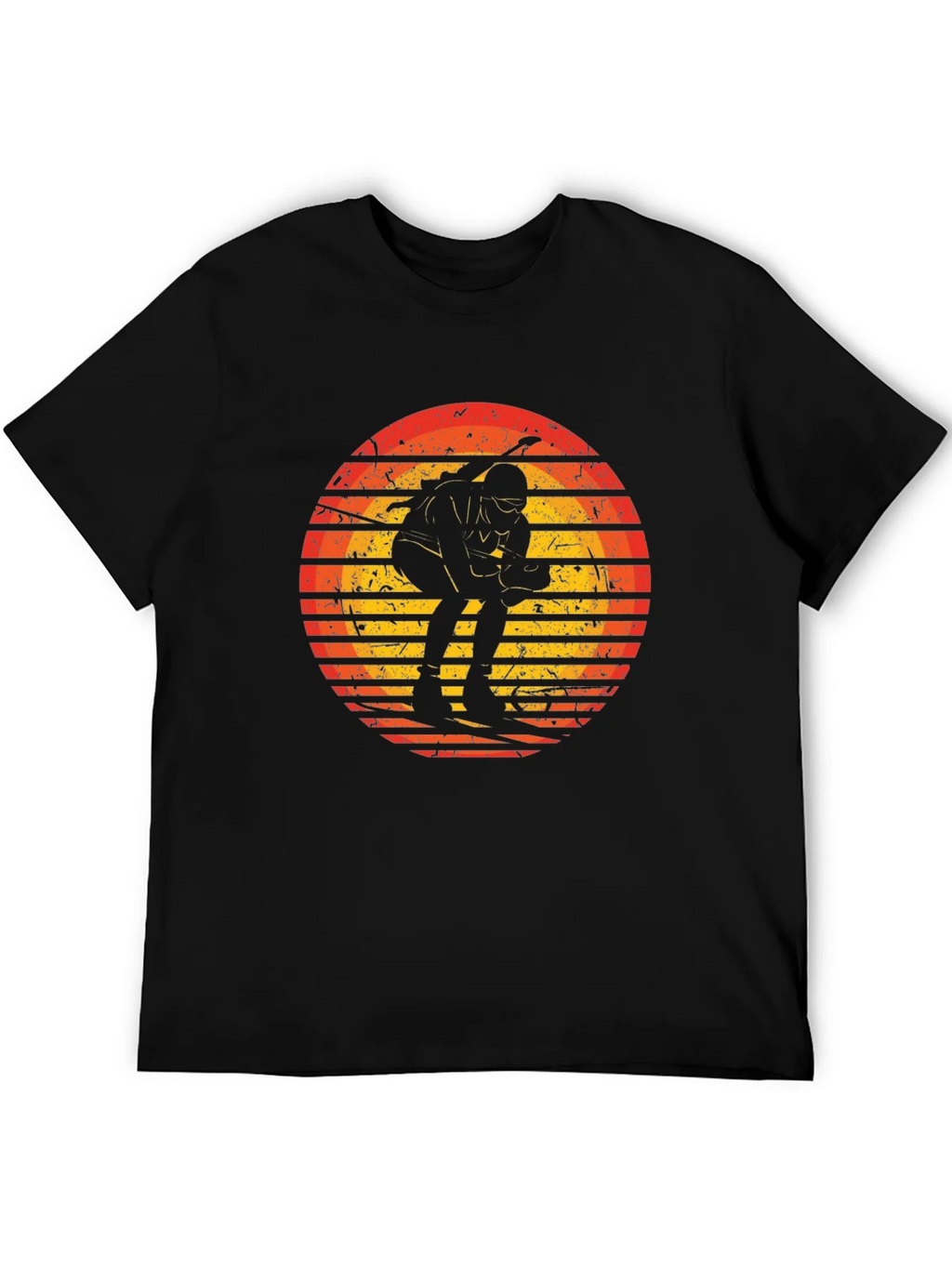 Retro Skiing Sunset Graphic Tee - Sporty & Stylish product image 8