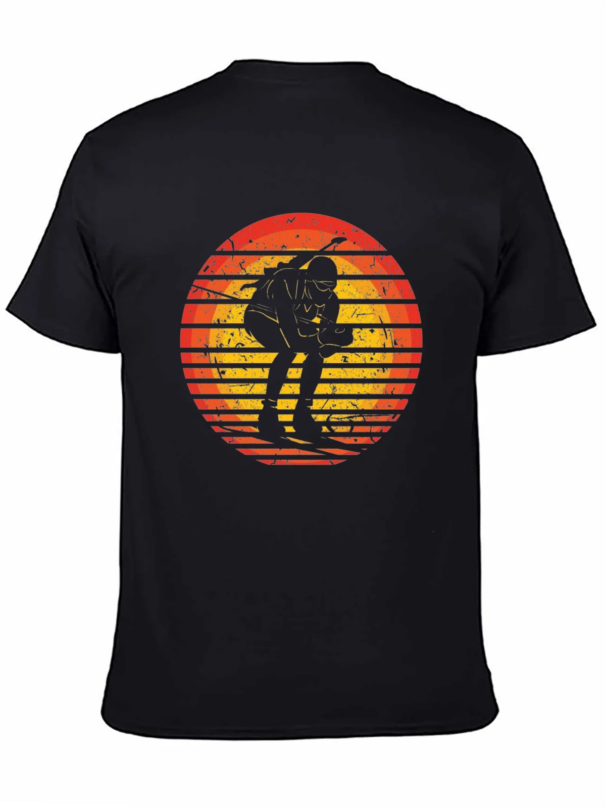 Retro Skiing Sunset Graphic Tee - Sporty & Stylish product image 7