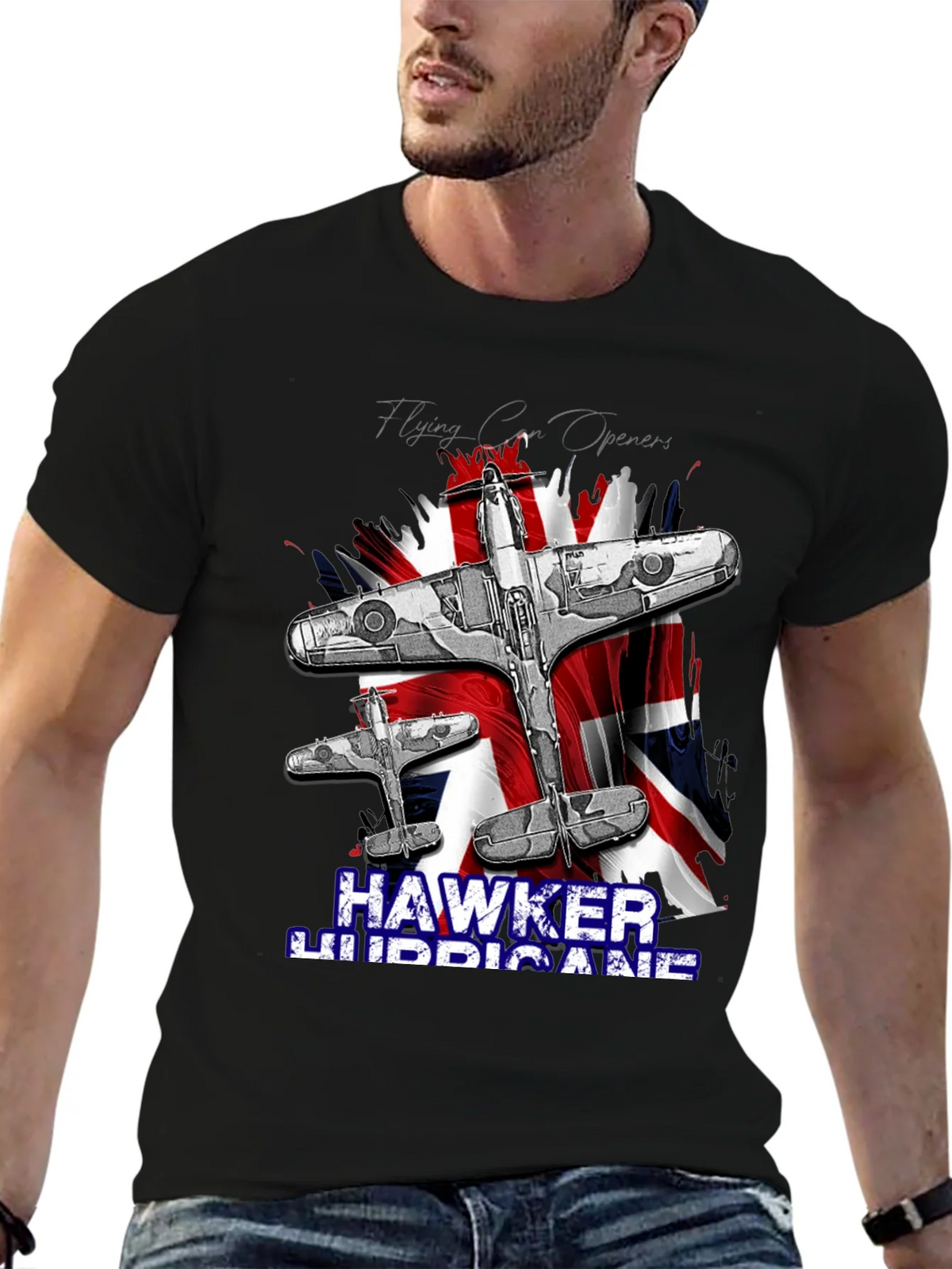 Hawker Hurricane T-Shirt - Vintage Airplane Design product image 9