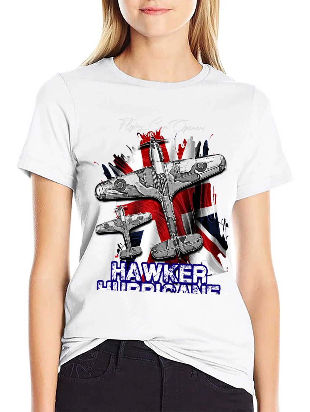 Hawker Hurricane T-Shirt - Vintage Airplane Design product image 11