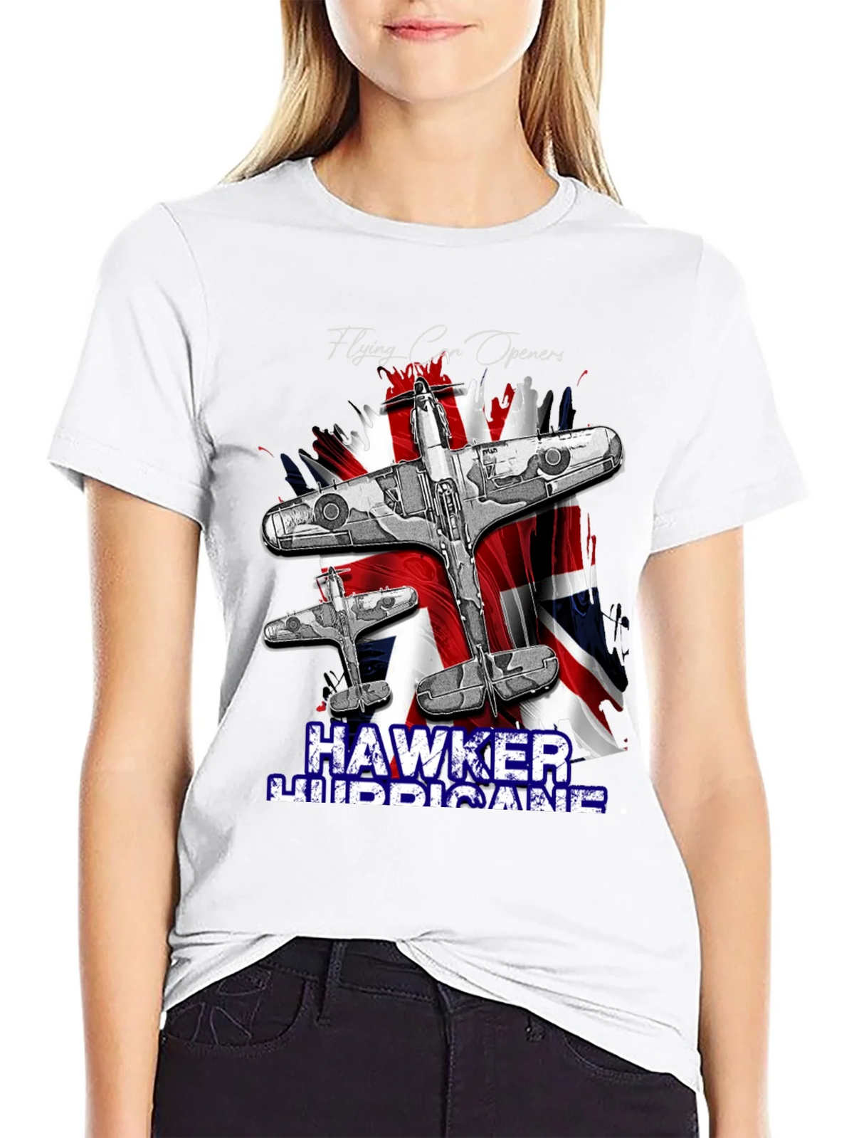 Hawker Hurricane T-Shirt - Vintage Airplane Design product image 11