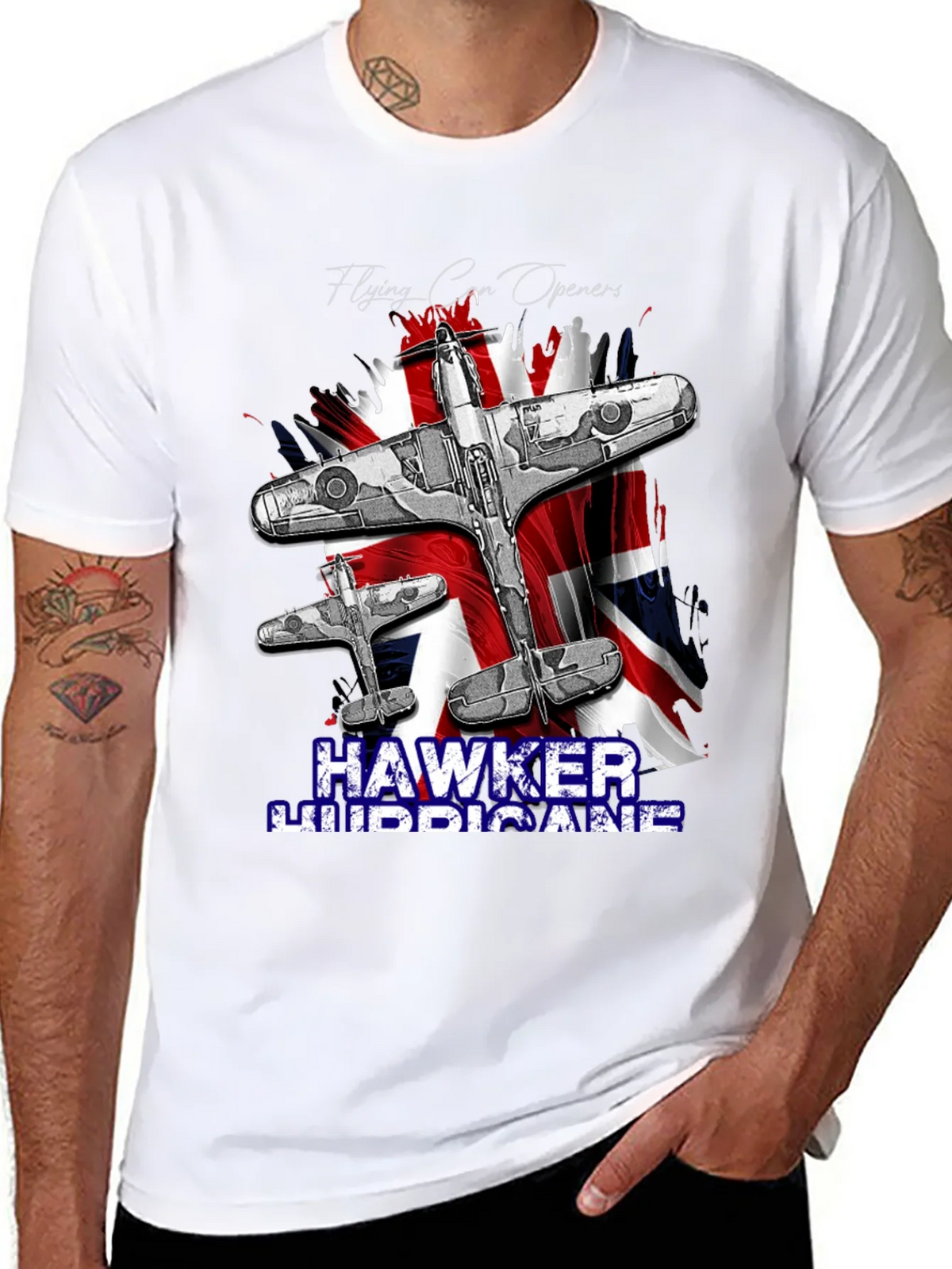 Hawker Hurricane T-Shirt - Vintage Airplane Design product image 10