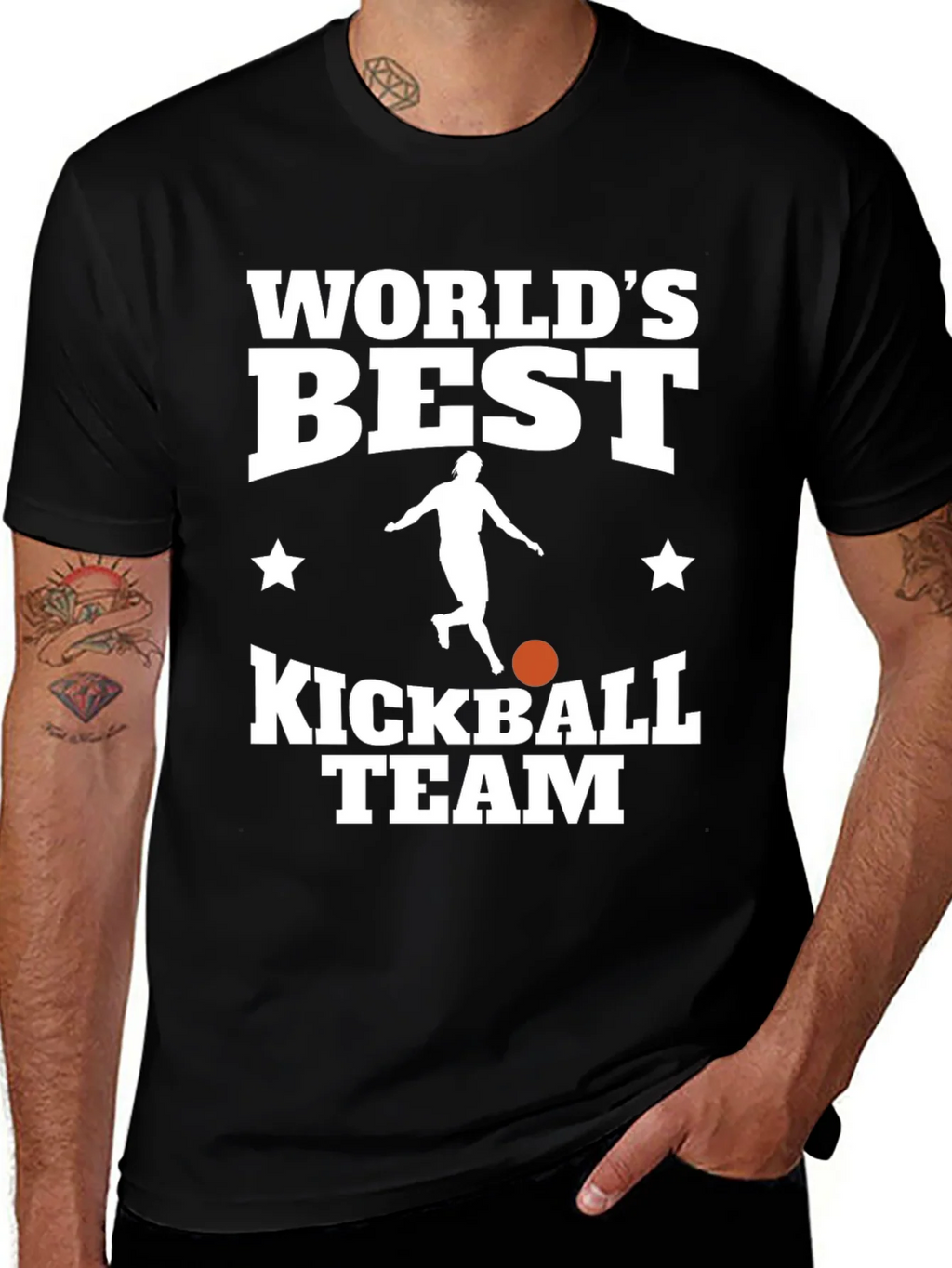 Worlds Best Kickball Team T-Shirt product image 1