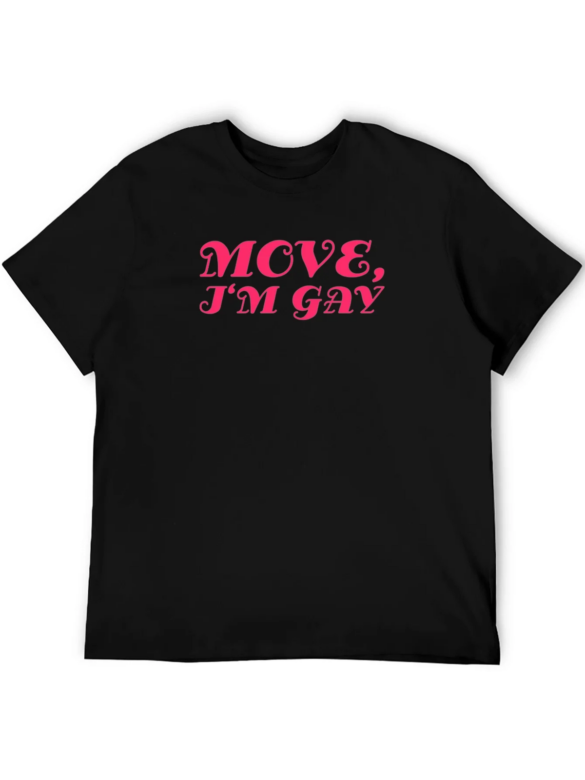 Move Im Gay Graphic Tee - Black product image 8