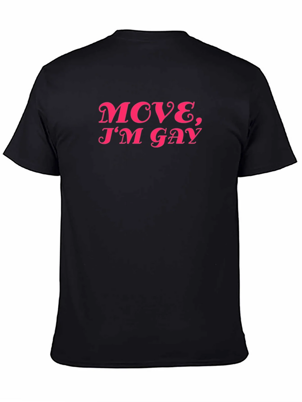 Move Im Gay Graphic Tee - Black product image 7