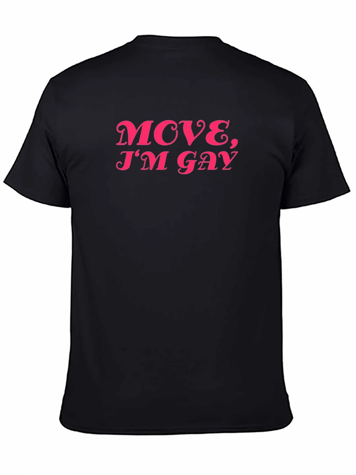 Move Im Gay Graphic Tee - Black product image 7