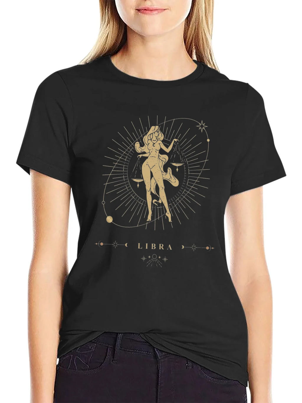 Libra Zodiac Graphic Tee - Stylish Astrology Design product image 4