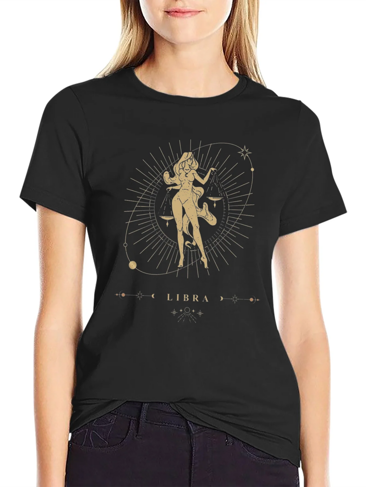 Libra Zodiac Graphic Tee - Stylish Astrology Design product image 4