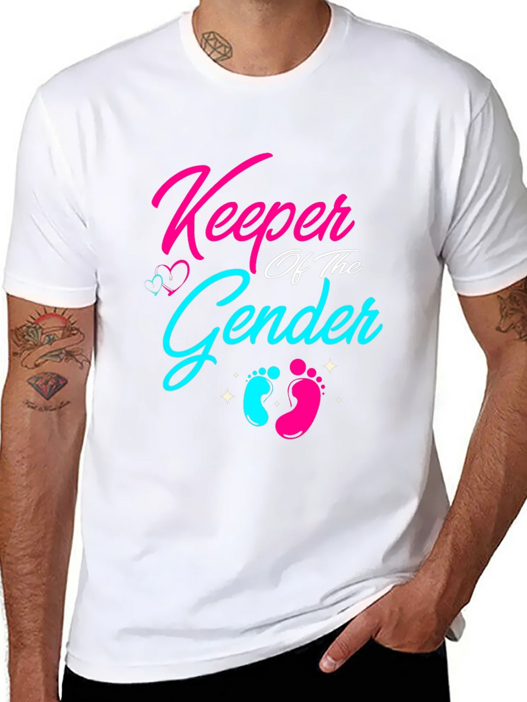 Keeper of the Gender Reveal T-Shirt product image 10