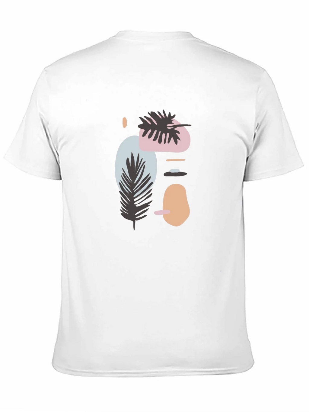 Abstract Art Graphic Print Crew Neck T-Shirt product image 2