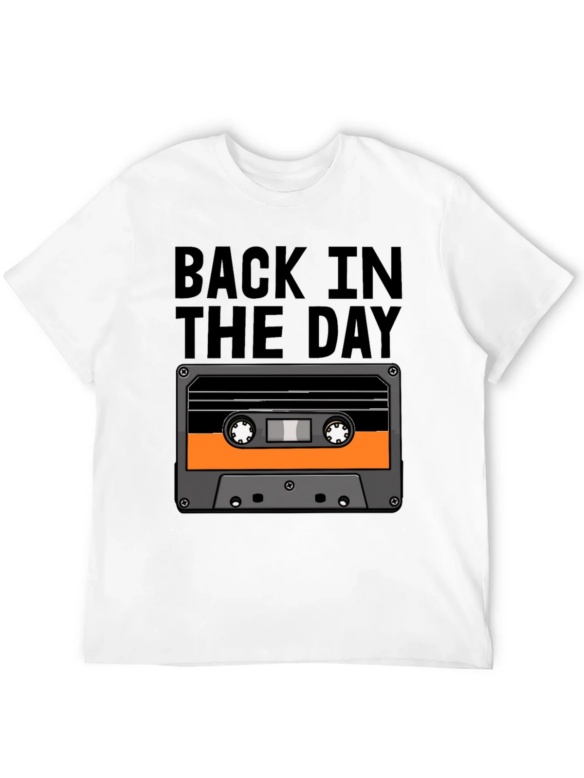 Retro Cassette Tape T-Shirt - Back In The Day product image 1