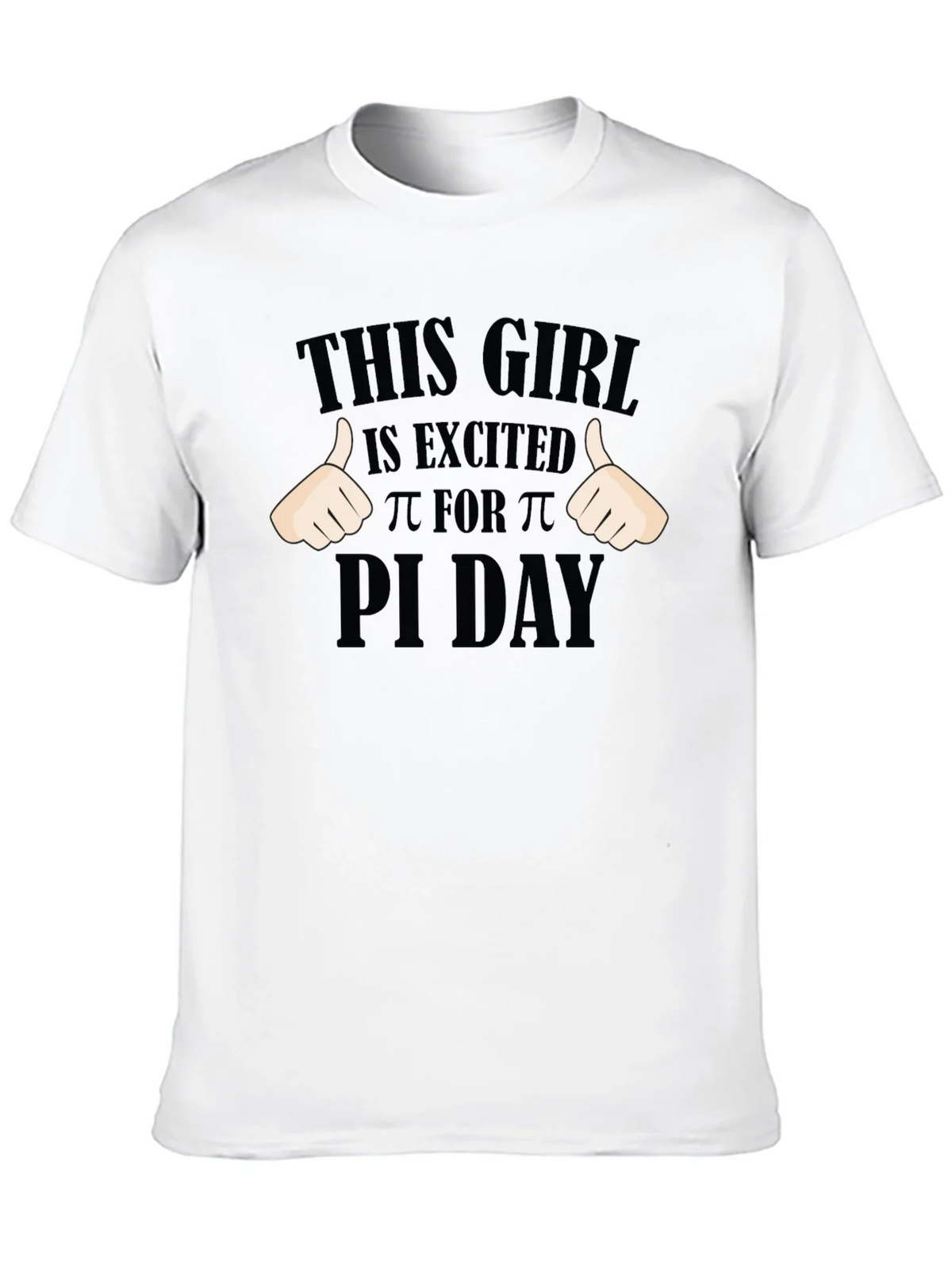Pi Day Excited Girl T-Shirt - Math Geek Apparel product image 12