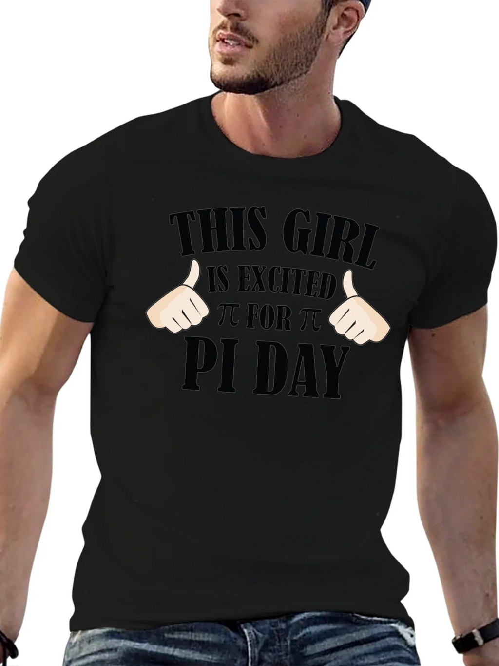 Pi Day Excited Girl T-Shirt - Math Geek Apparel product image 9