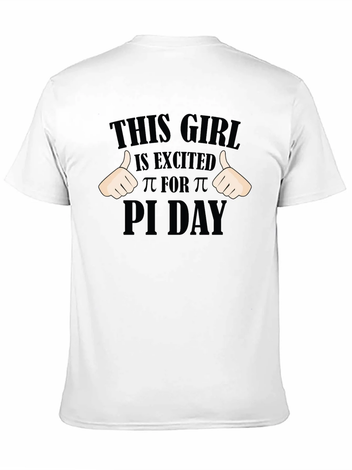 Pi Day Excited Girl T-Shirt - Math Geek Apparel product image 2