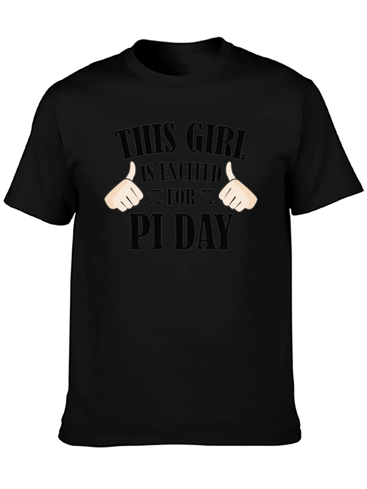 Pi Day Excited Girl T-Shirt - Math Geek Apparel product image 6