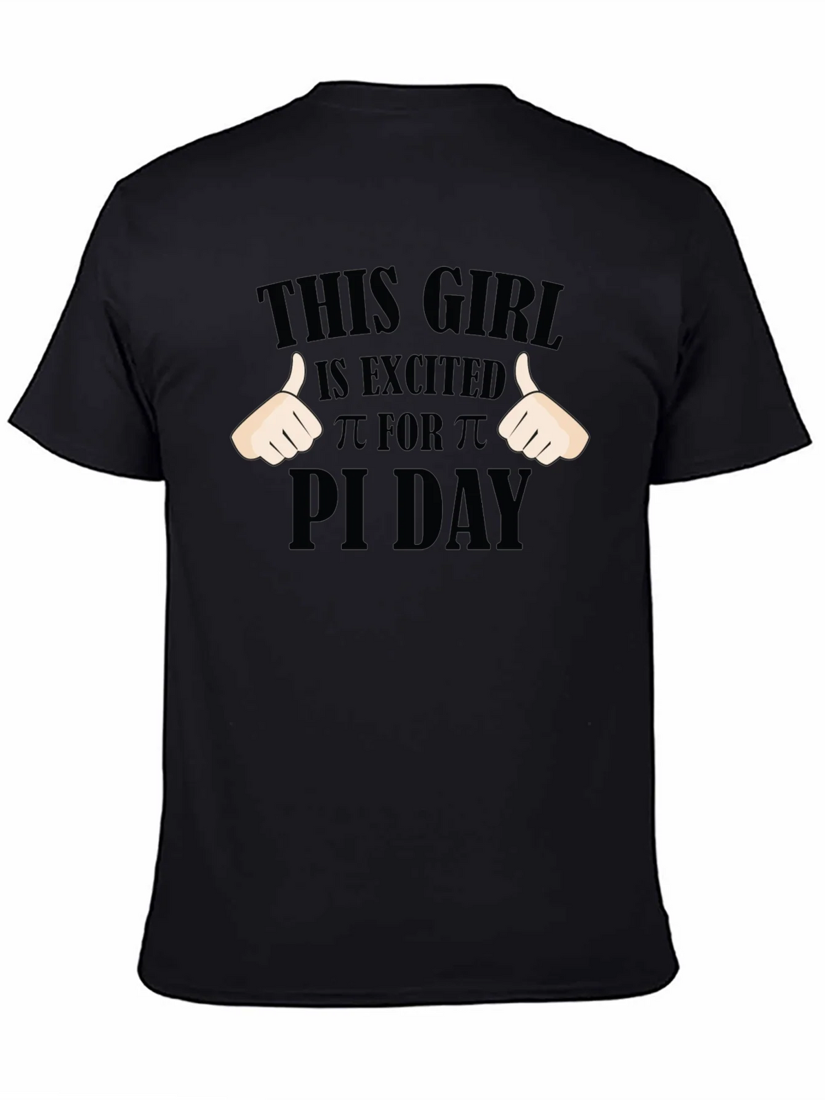Pi Day Excited Girl T-Shirt - Math Geek Apparel product image 7