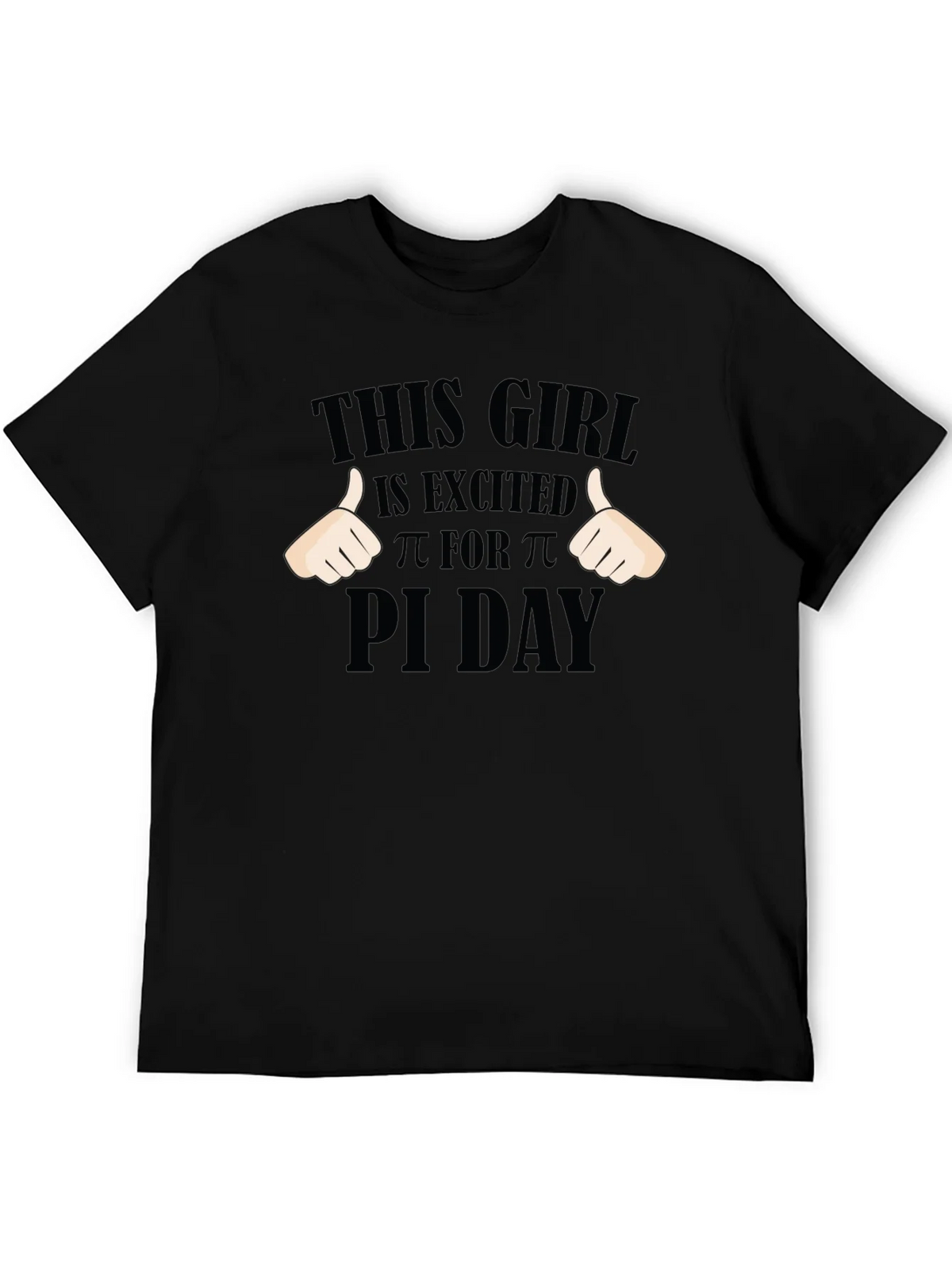Pi Day Excited Girl T-Shirt - Math Geek Apparel product image 8