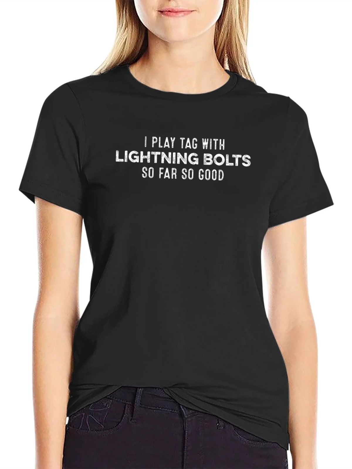 I Play Tag With Lightning Bolts T-Shirt product image 4