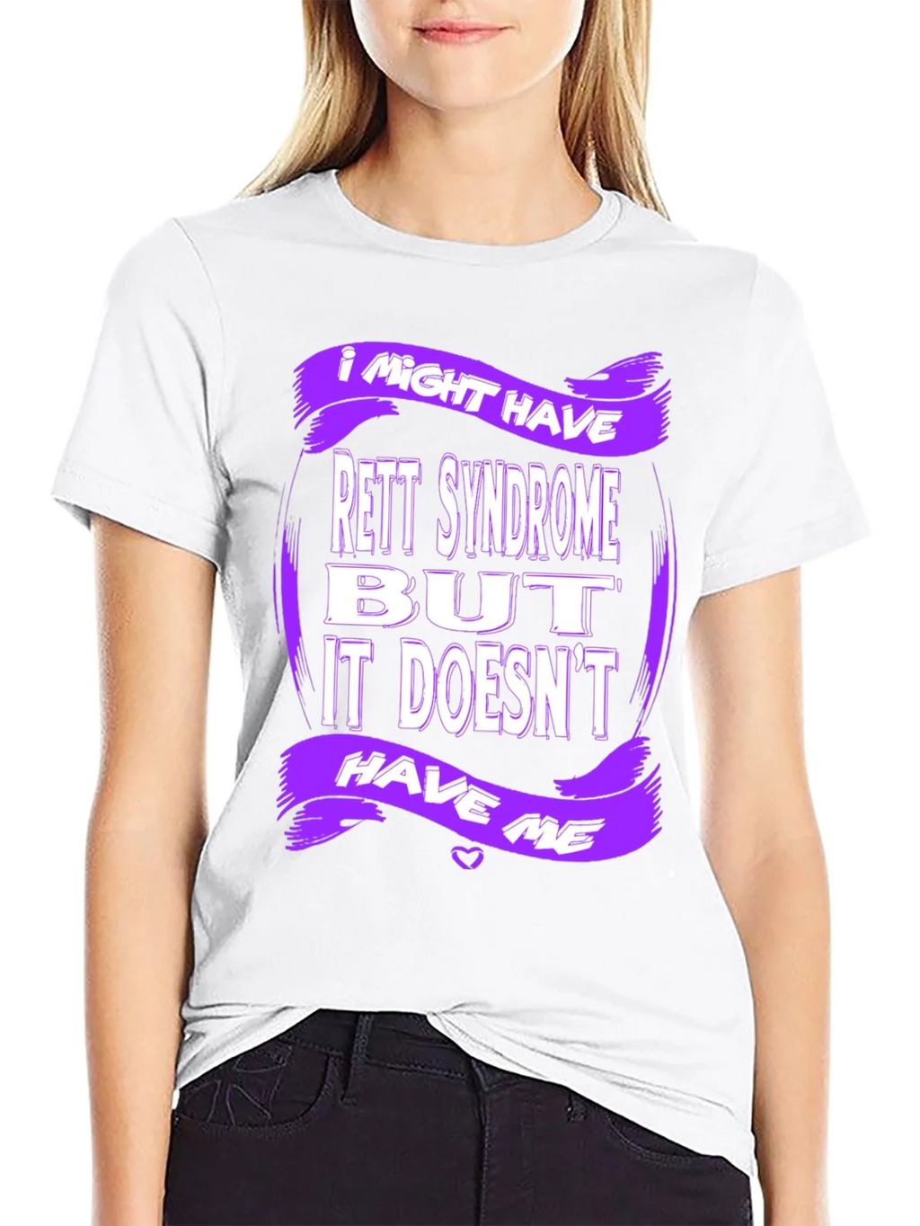 Rett Syndrome Awareness T-Shirt - Purple Design product image 11