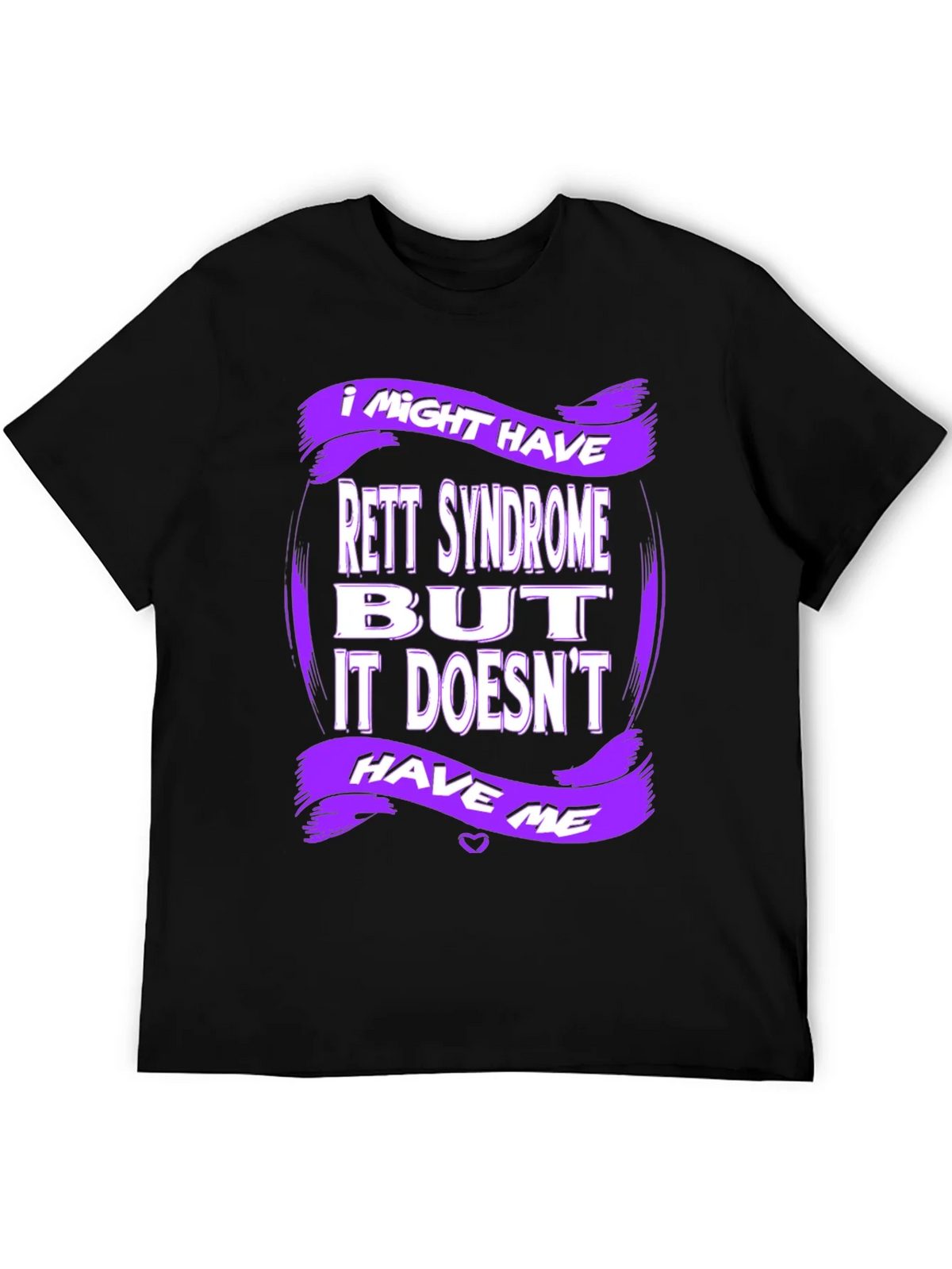 Rett Syndrome Awareness T-Shirt - Purple Design product image 8