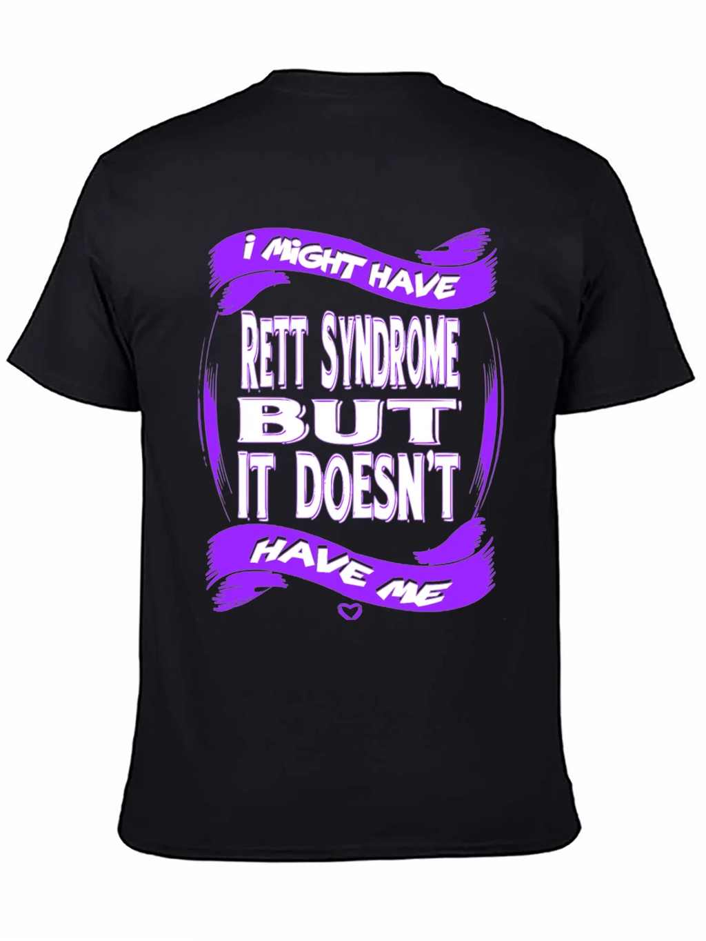 Rett Syndrome Awareness T-Shirt - Purple Design product image 7