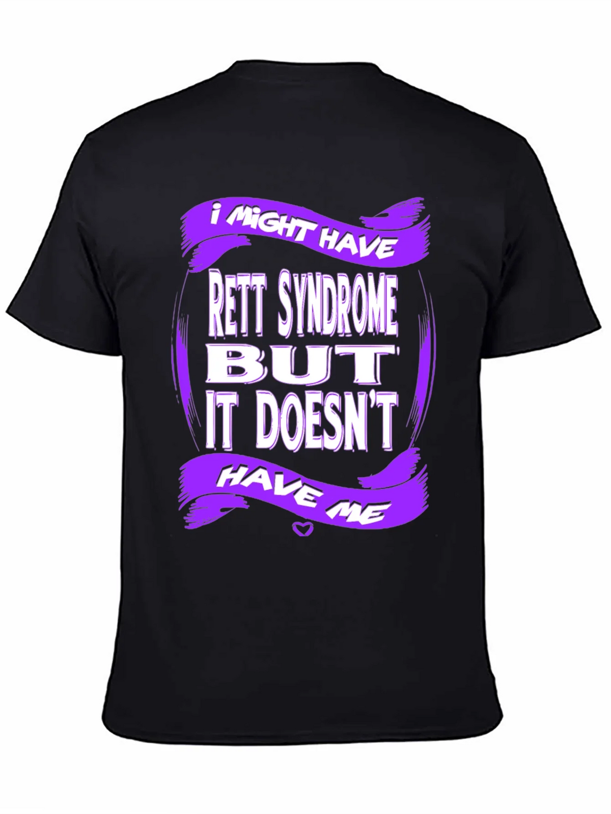Rett Syndrome Awareness T-Shirt - Purple Design product image 7
