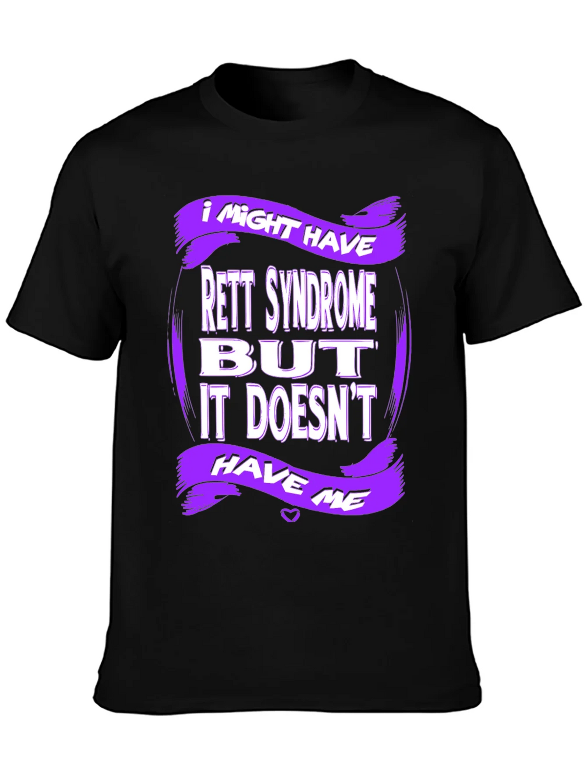 Rett Syndrome Awareness T-Shirt - Purple Design product image 6