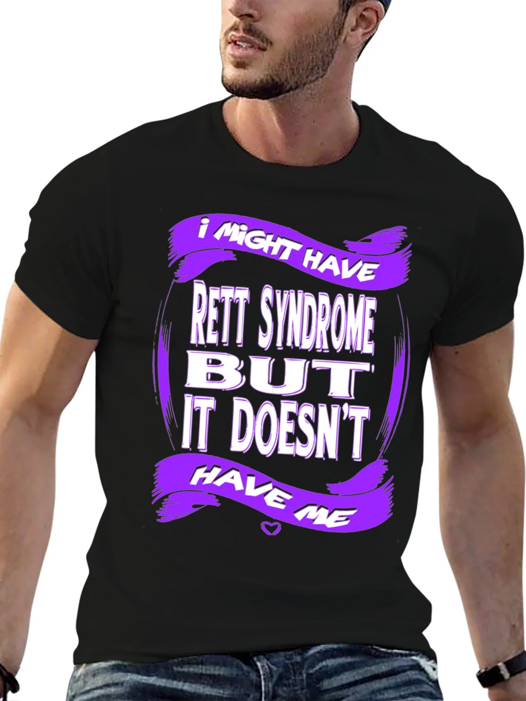 Rett Syndrome Awareness T-Shirt - Purple Design product image 9