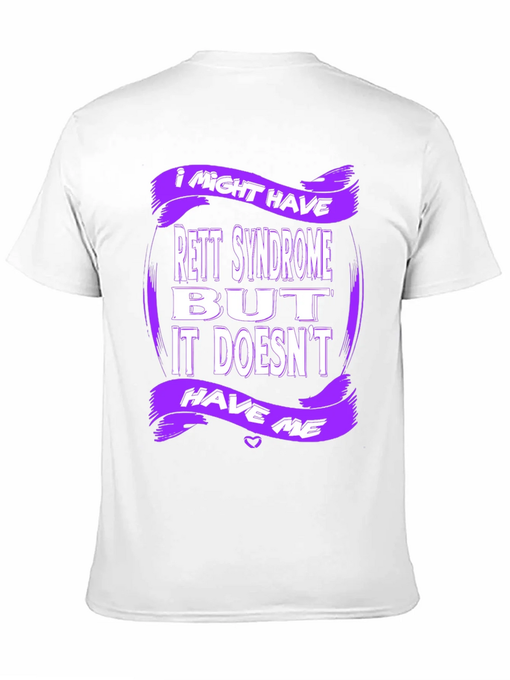 Rett Syndrome Awareness T-Shirt - Purple Design product image 2