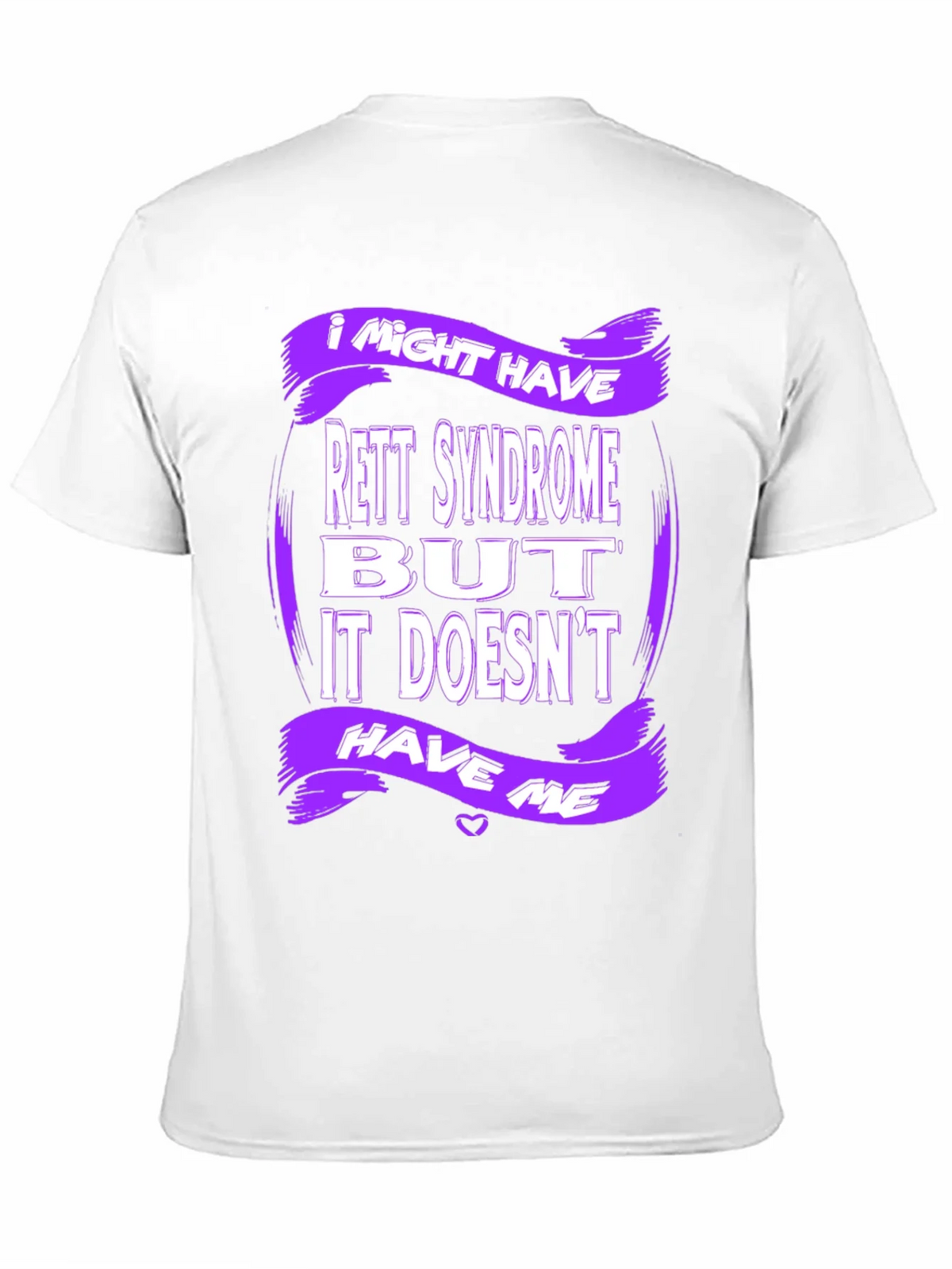 Rett Syndrome Awareness T-Shirt - Purple Design product image 2