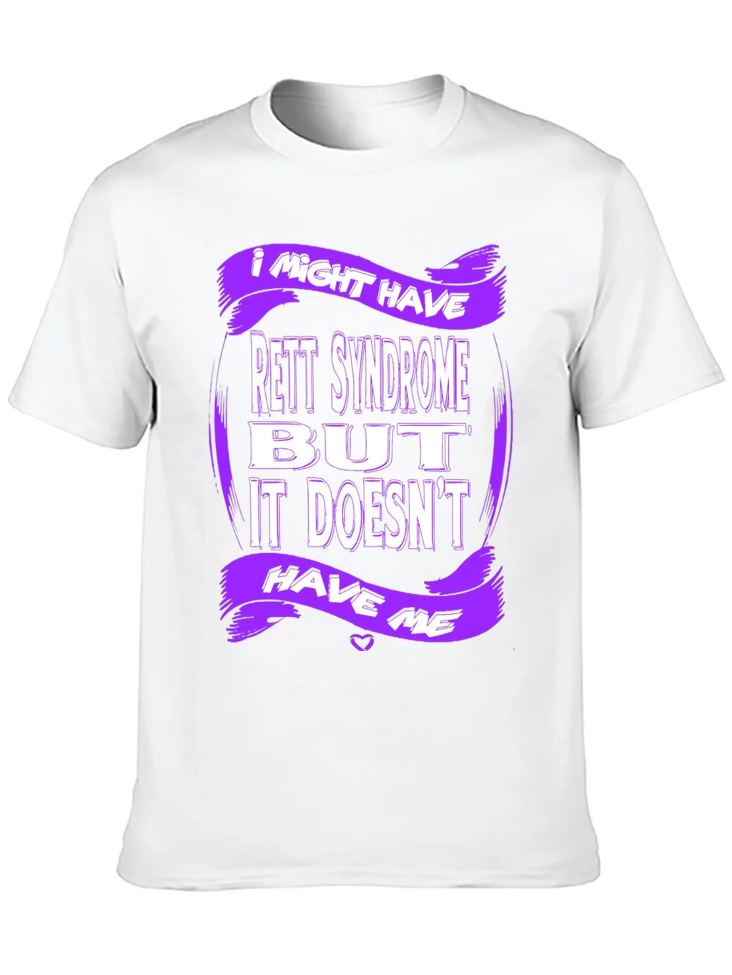 Rett Syndrome Awareness T-Shirt - Purple Design product image 12