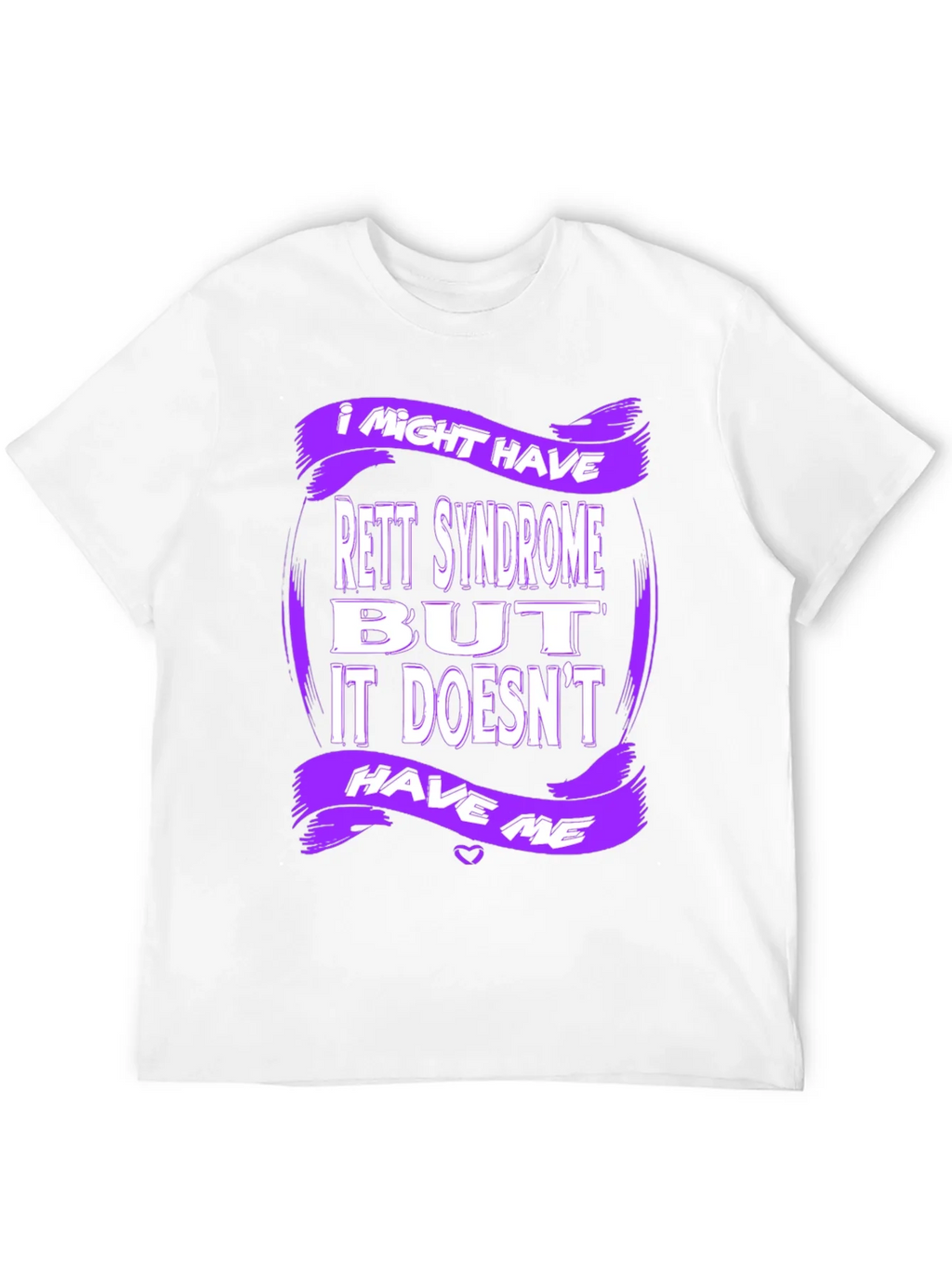 Rett Syndrome Awareness T-Shirt - Purple Design product image 3