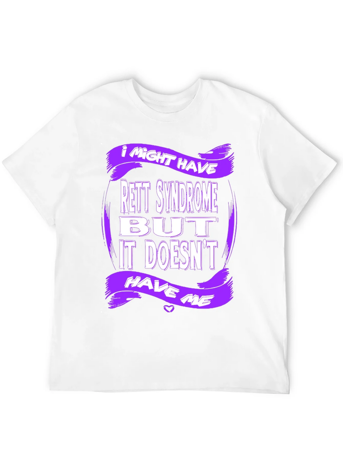 Rett Syndrome Awareness T-Shirt - Purple Design product image 3
