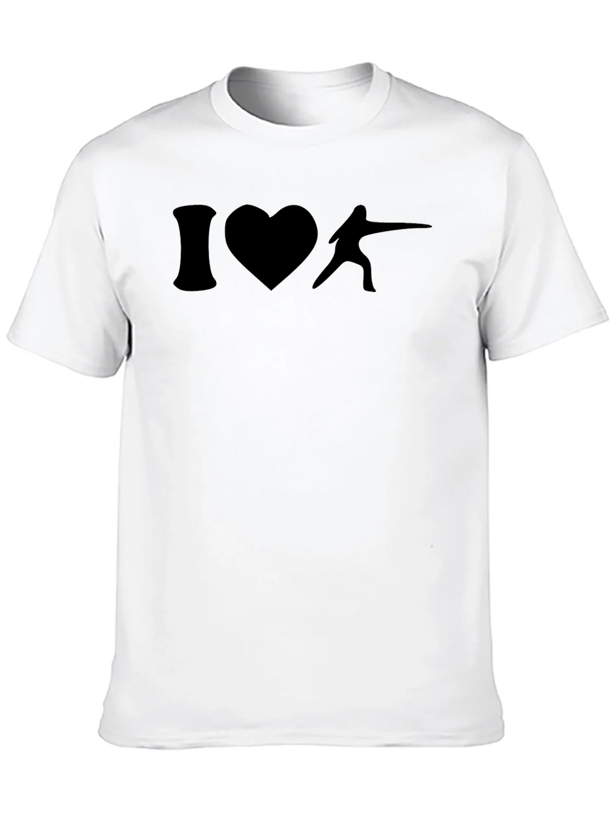 I Heart Fencing T-Shirt - Black product image 12