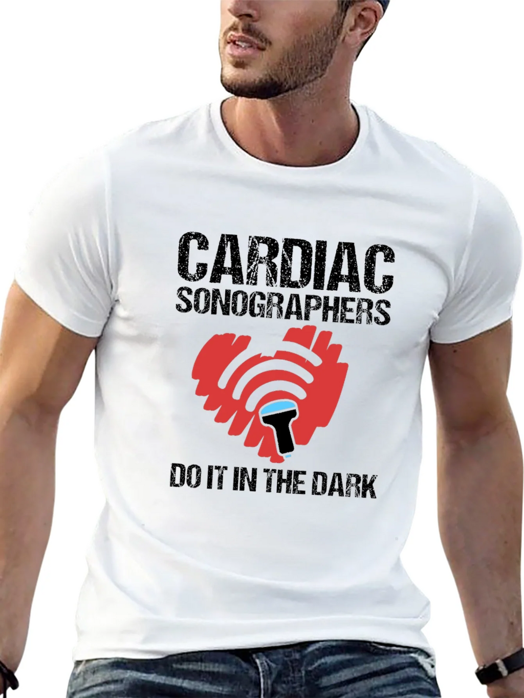 Cardiac Sonographer T-Shirt Heart Ultrasound Tee product image 4
