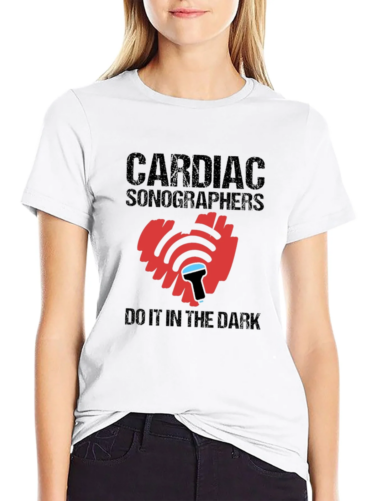 Cardiac Sonographer T-Shirt Heart Ultrasound Tee product image 11