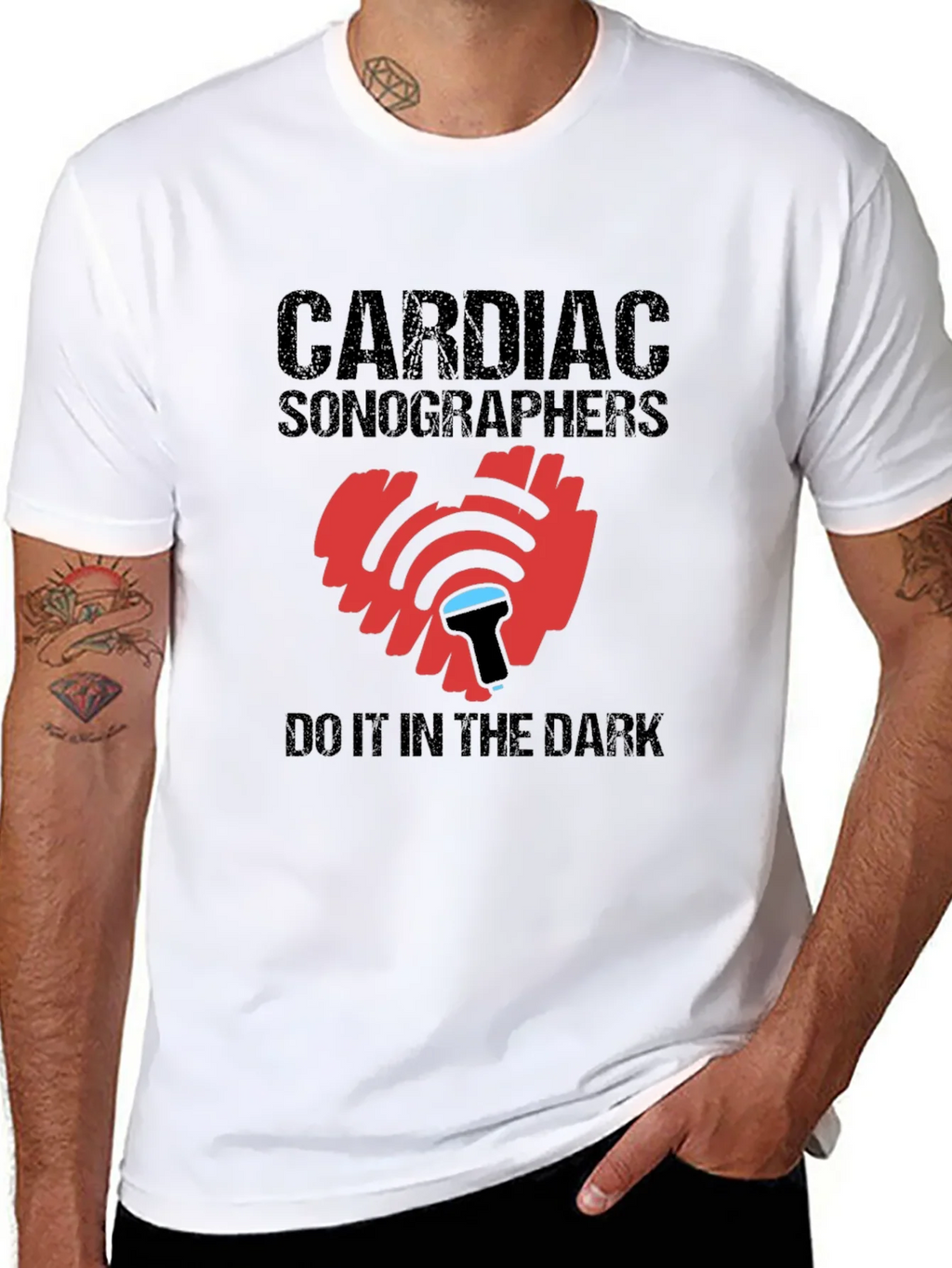 Cardiac Sonographer T-Shirt Heart Ultrasound Tee product image 10