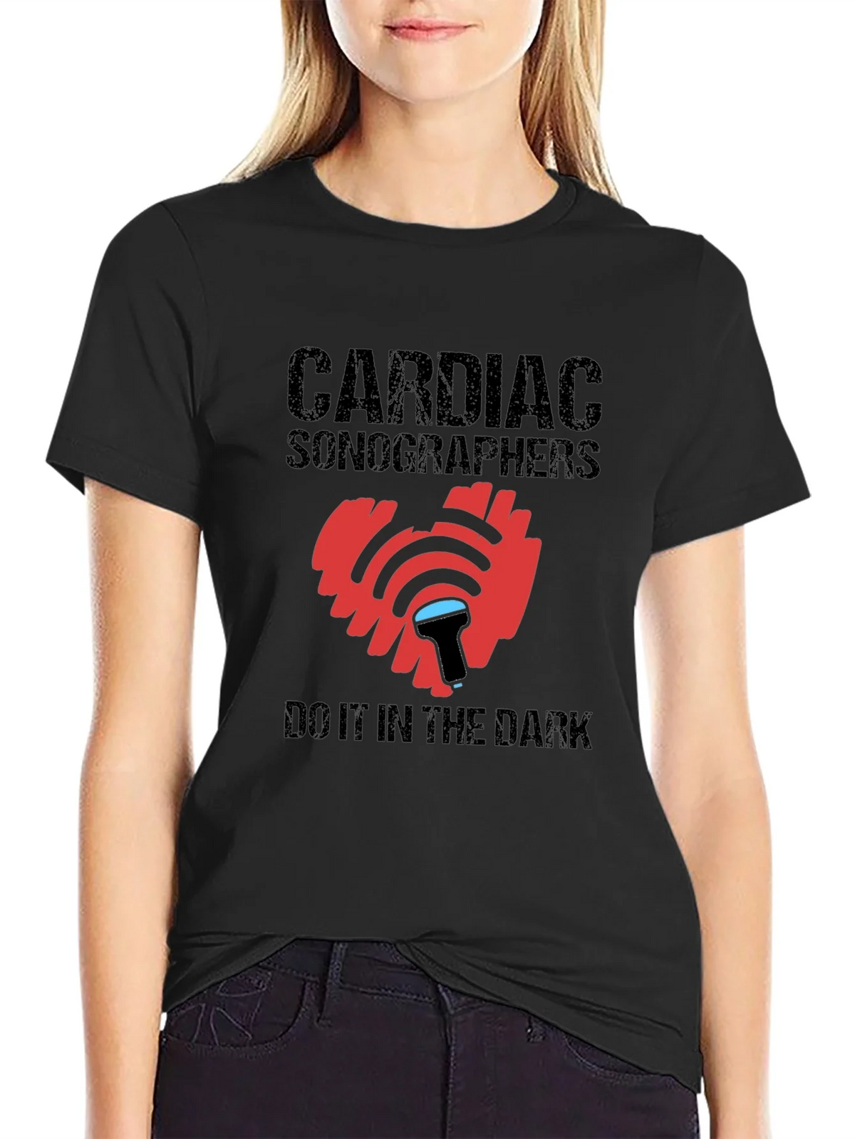 Cardiac Sonographer T-Shirt Heart Ultrasound Tee product image 5