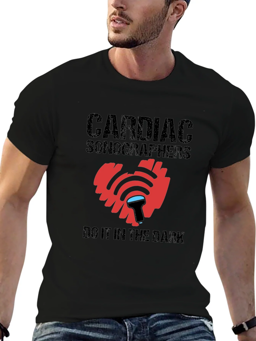 Cardiac Sonographer T-Shirt Heart Ultrasound Tee product image 9