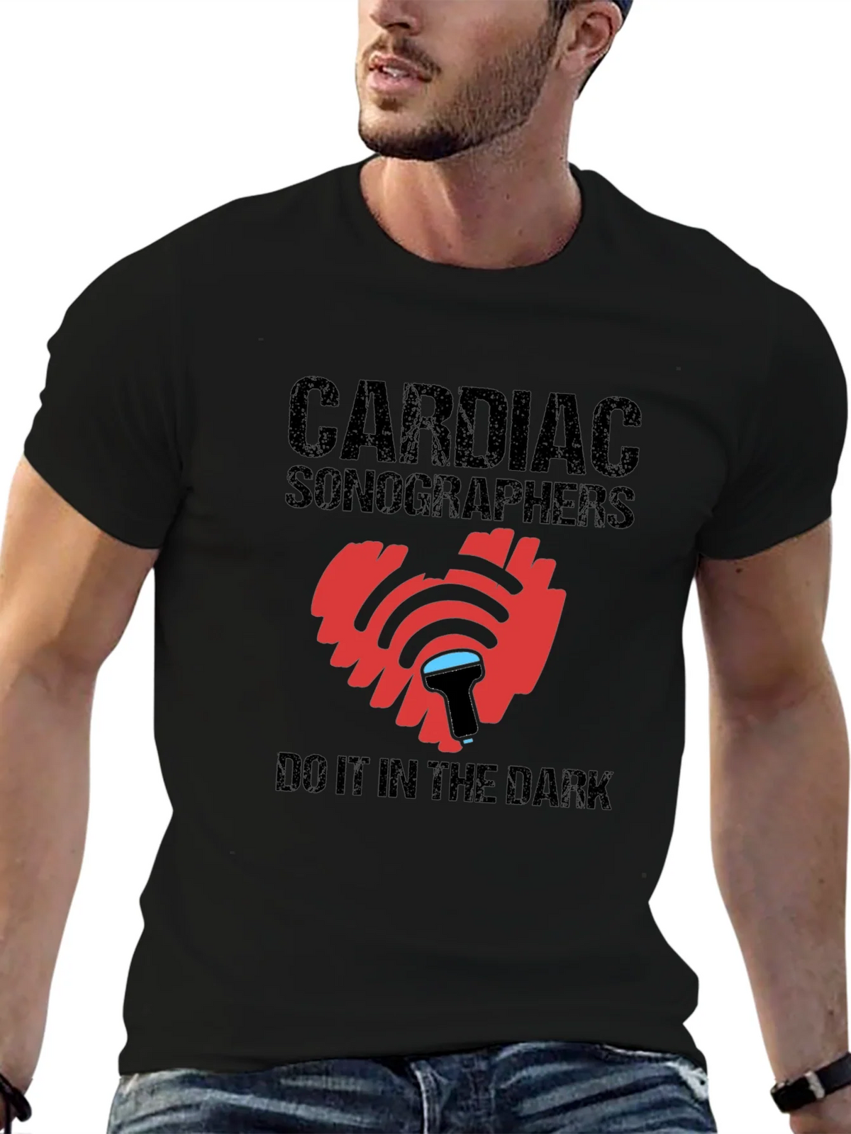 Cardiac Sonographer T-Shirt Heart Ultrasound Tee product image 9