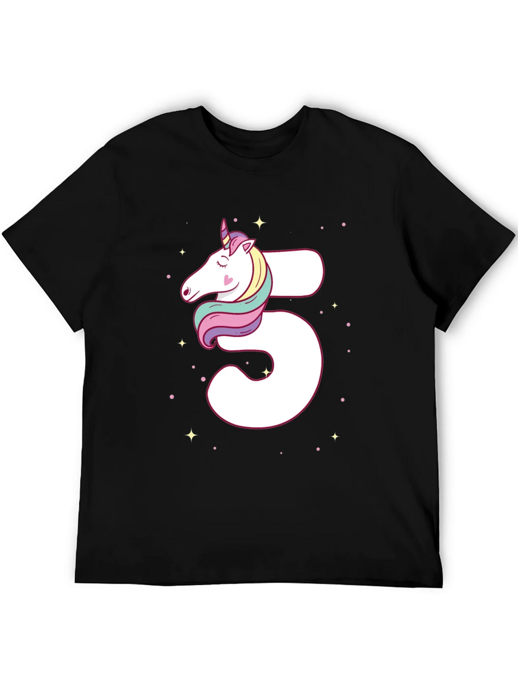 Unicorn 5th Birthday T-Shirt - Cute Party Outfit product image 8