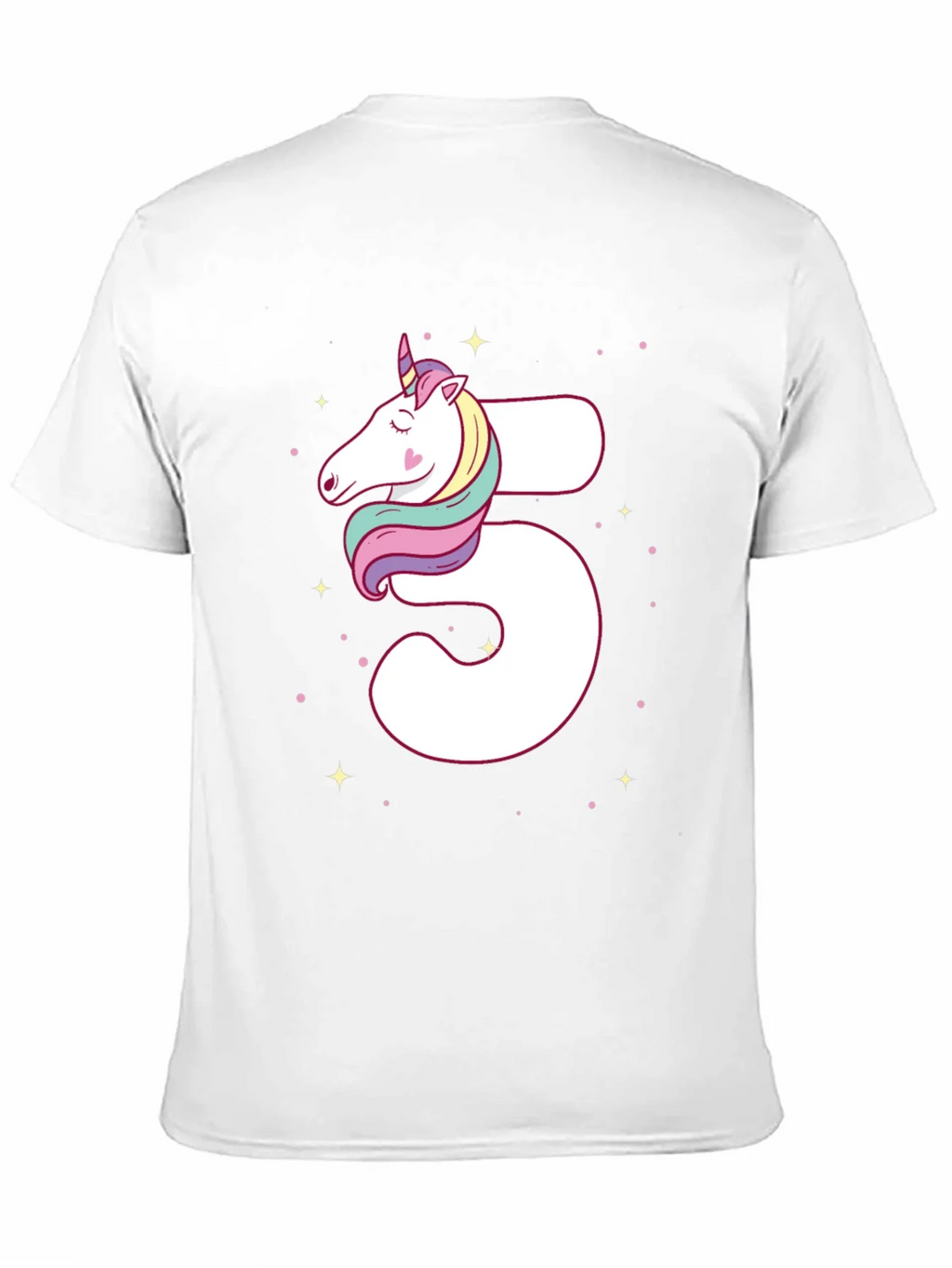 Unicorn 5th Birthday T-Shirt - Cute Party Outfit product image 2