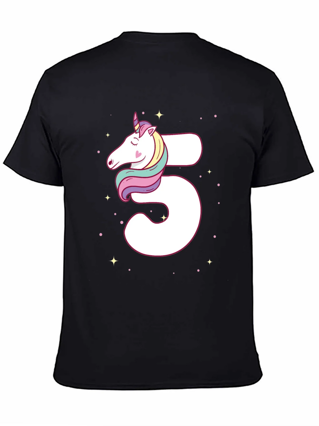 Unicorn 5th Birthday T-Shirt - Cute Party Outfit product image 7