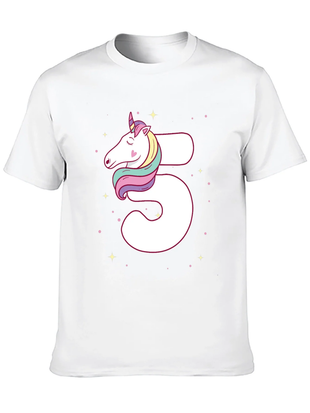 Unicorn 5th Birthday T-Shirt - Cute Party Outfit product image 12