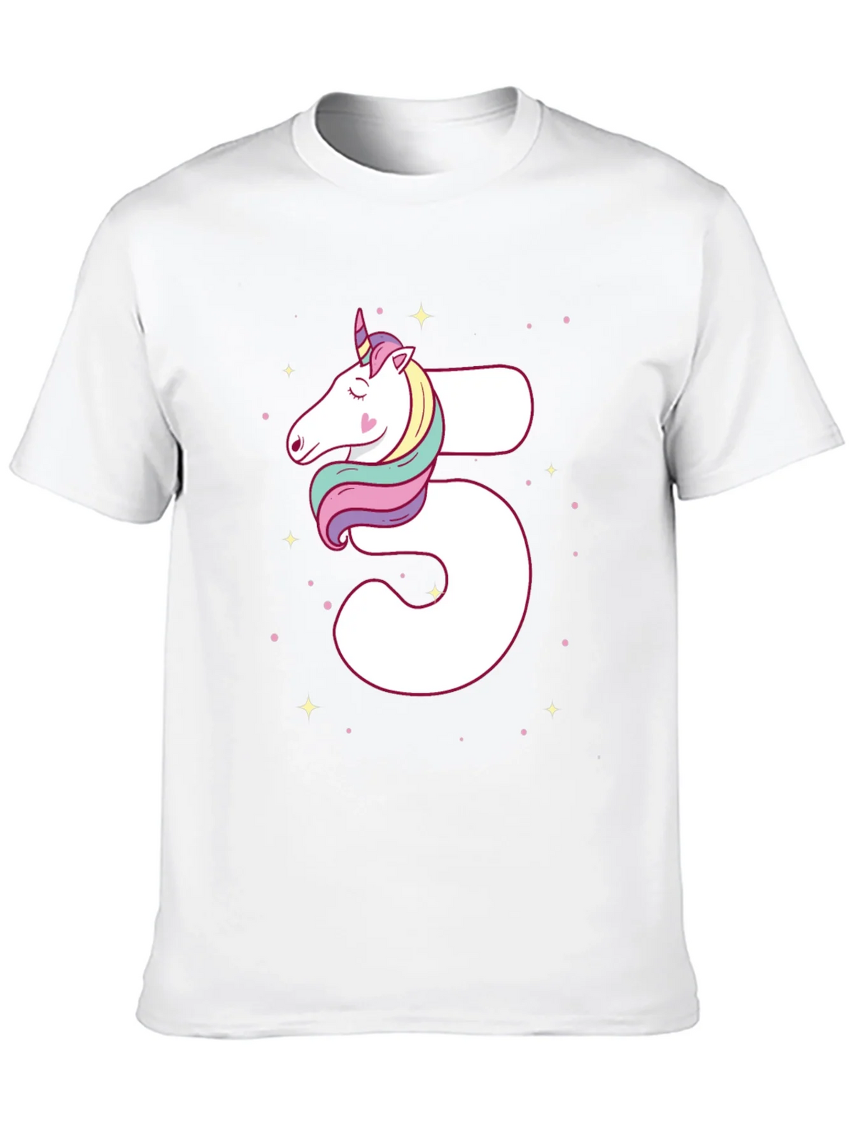 Unicorn 5th Birthday T-Shirt - Cute Party Outfit product image 12