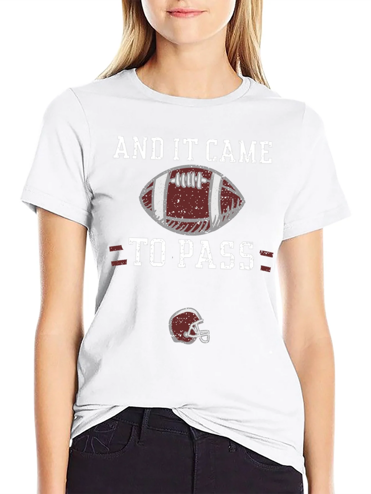 And It Came To Pass Football T-Shirt product image 10