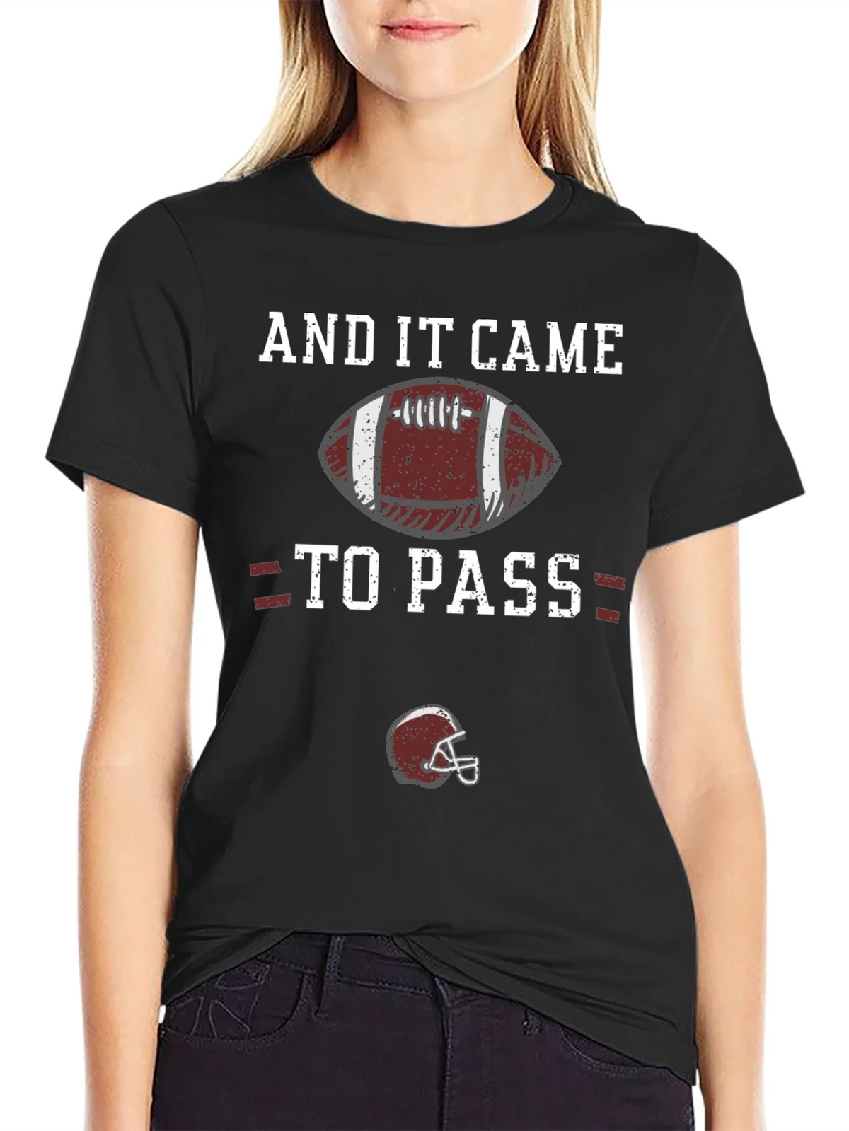 And It Came To Pass Football T-Shirt product image 5